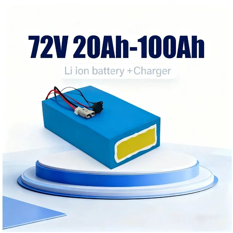 72V 60Ah Lifepo4 Battery Pack - Paket Baterai Lithium-Ion BMS 72V 20Ah/30Ah/50Ah/80Ah/100Ah