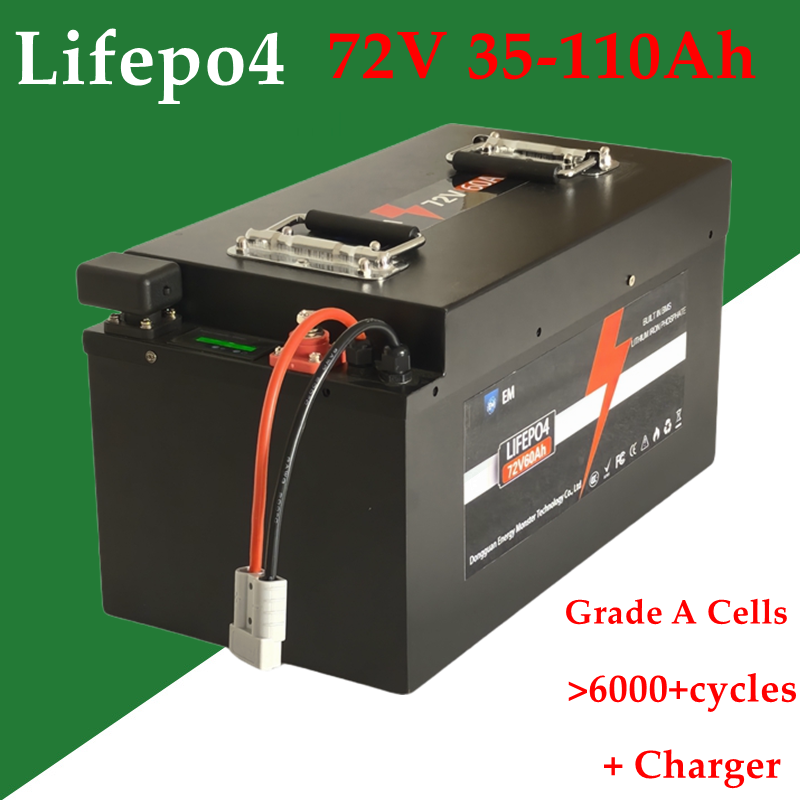 Baterai Lithium 72V 35Ah 40Ah  - 72V 60Ah Lifepo4 Battery Pack ulasan dan harga
