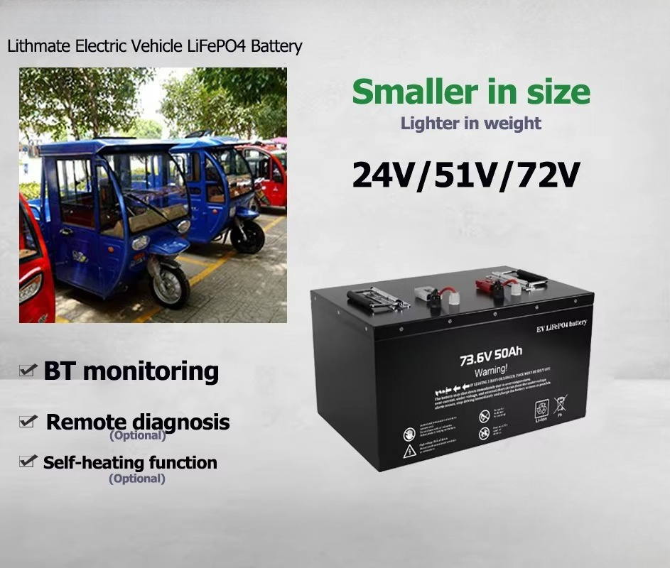 Paket Baterai Lithium 48 Volt  - 72V 60Ah Lifepo4 Battery Pack ulasan dan harga