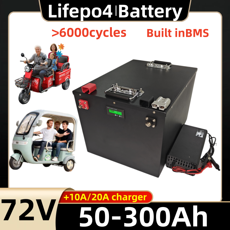 Paket baterai Lithium Lifepo4  - 72V 60Ah Lifepo4 Battery Pack ulasan dan harga